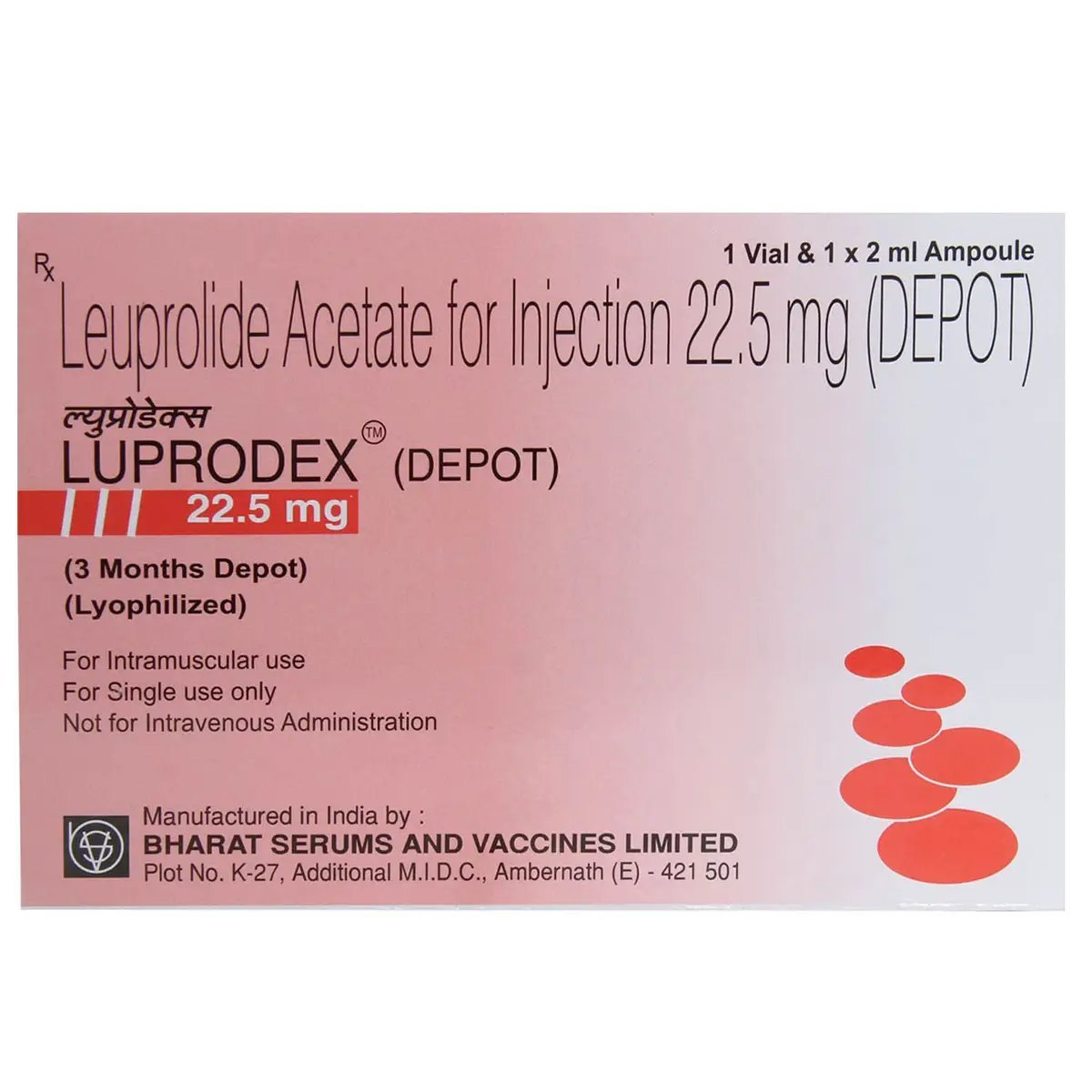 LUPRODEX DEPOT 22.5MG INJECTION | Leuprolide Acetate Therapy.